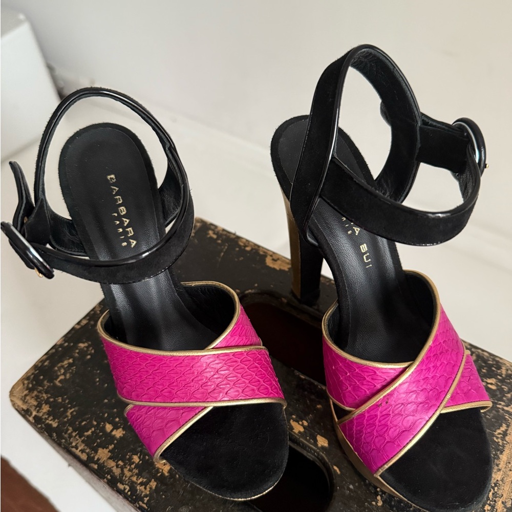 Barbara Bui Color Block Heels